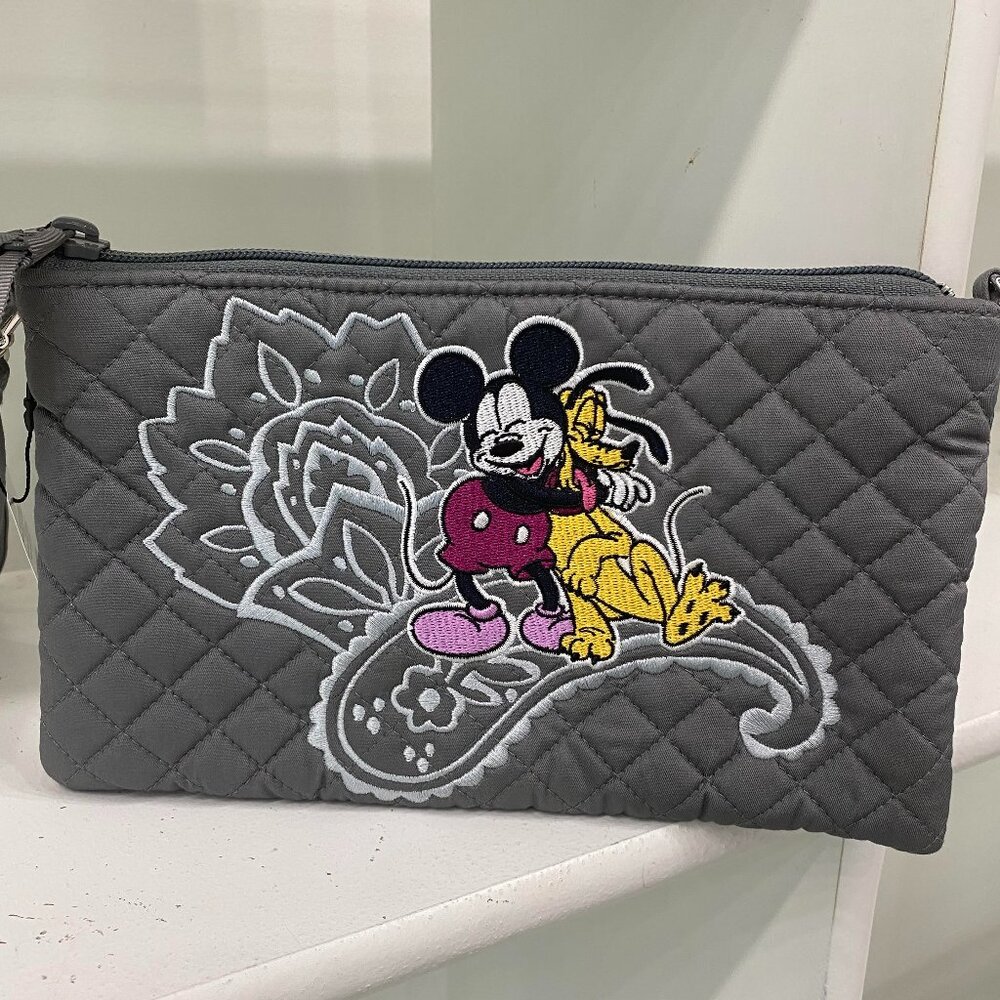 VB RFID Conv Wristlet Mickey Mouse Piccadilly Paisley